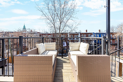 Balcon/Terasse arrière